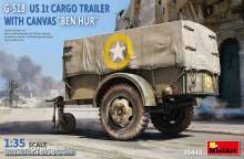 MiniArt 35443 - G-518 US 1t Cargo Trailer Ben Hur w/Canvas
