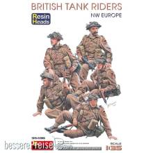MiniArt 35496 - British Tank Riders (NW Europe). Resin Heads