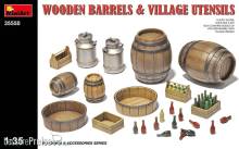 MiniArt 35550 - Wooden Barrels & Village Utensils