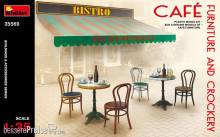 MiniArt 35569 - Cafe Furniture & Crockery