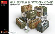 MiniArt 35573 - Milk Bottles & Wooden Crates