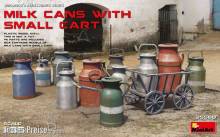MiniArt 35580 - Milk Cans with Small Cart