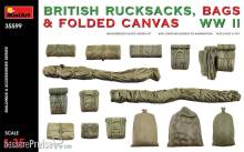 MiniArt 35599 - British Rucksacks, Bags & Folded Canvas WW2