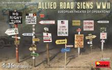 MiniArt 35608 - Allied Road SignsWWII. European Theatre of Oper.