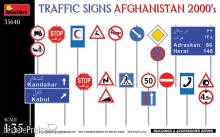 MiniArt 35640 - Traffic Signs. Afghanistan 2000s