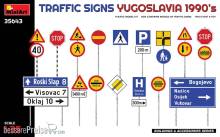MiniArt 35643 - Traffic Signs. Yugoslavia 1990s