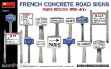 MiniArt 35659 - French Concrete Road Signs 1930-40s. Paris Region
