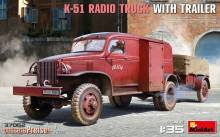 MiniArt 37062 - K-51 Radio Truck w/ Trailer