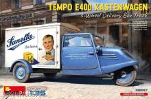 MiniArt 38047 - Tempo E400 Kastenwagen 3-Wheel Delivery Box Track