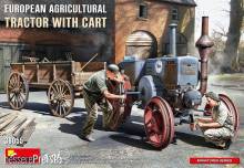 MiniArt 38055 - European Agricultural Tractor with Cart