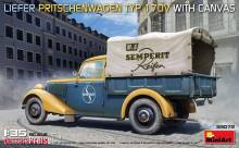 MiniArt 38072 - Liefer Pritschenwagen Typ 170V with Canvas