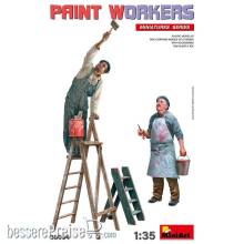 MiniArt 38094 - Paint Workers with Accessories