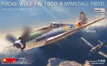 MiniArt 48040 - Focke-Wulf Fw 190D-9. Mimetall Prod. Basic Kit. Jagdgeschwader 301