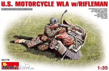 MiniArt 35179 - 1:35 U.S.Motorcycle WLA with Rifleman