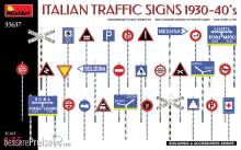 MiniArt 35637 - ITALIAN TRAFFIC SIGNS 1930-40s in 1:35