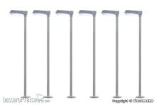 Viessmann 64976 - N Straßenleuchte modern, LED weiß 5+1