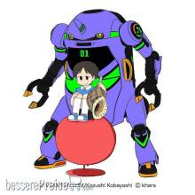 Hasegawa 652318 - 1/20 MechatroWeGo EVA Collab Series Vol. 1, Shogouki & Shinji Ikari