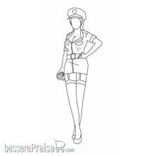 Hasegawa 652327 - 1/12 Real Figure collection nr. 19, amerikanische Polizei