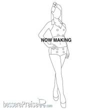 Hasegawa 652345 - 1/12 Real Figure Collection No 25, Round Girl