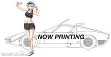 Hasegawa 652356 - 1/24 Wild Egg Girls Lamborghini JOTA SVR, Sasha Ilyushina
