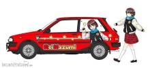 Hasegawa 652433 - 1/24 Toyota Starlet EP71 3-Türer mit Figur