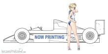 Hasegawa 652485 - 1/24 Zakspeed ZK891 Amy Mcdonnell mit Figur