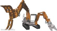 Hasegawa 654004 - 1/35 Hitachi Doppel-Arm-Arbeits-Maschine Astaco Neu