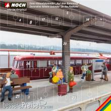 Noch 65593 - Deko-Adventskalender Bahnsteig
