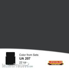 Lifecolor NUA207 - Schwarzgrau Panzergrau 22 ml