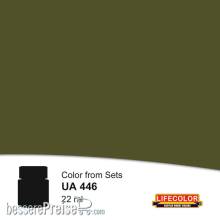 Lifecolor NUA446 - Helmet Dark Green 22 ml