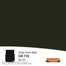 Lifecolor NUA733 - Tyre Black 22 ml
