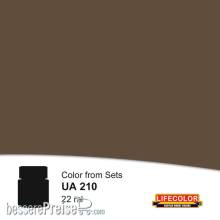 Lifecolor NUA210 - Dunkelbraun 22 ml