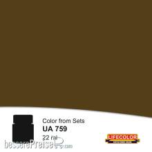 Lifecolor NUA759 - Exhausted Umber 22 ml