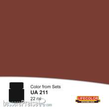 Lifecolor NUA211 - Rotbraun 22 ml