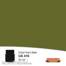 Lifecolor NUA416 - Verde Telo Mimetico Camouflage Green Sheet 22 ml