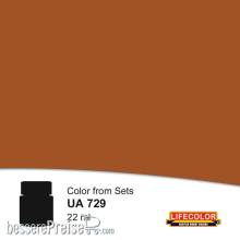 Lifecolor NUA729 - Dark Wooden Stock 22 ml