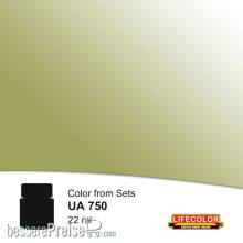 Lifecolor NUA750 - Vegetable Origin Damp Yellow 22 ml