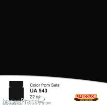 Lifecolor NUA543 - Musta Black 22 ml