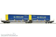 Roco 6600137 - Doppeltaschen-Gelenkwagen T3000e, Hupac
