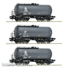 Roco 6600162 - 3-tlg. Set: Kesselwagen, VTG/DB