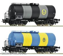 Roco 6600163 - 2-tlg. Set: Kesselwagen, ÖMV/ÖBB