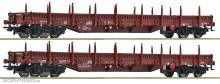 Roco 6600186 - 2-tlg. Set: Rungenwagen, ZSSK Cargo