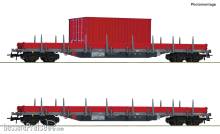 Roco 6600201 - 2-tlg. Set: Rungenwagen, DB AG