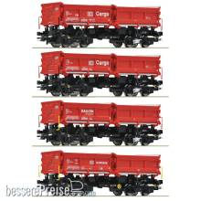 Roco 6600202 - 4-tlg. Set: Muldenkippwagen, DB AG