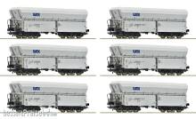 Roco 6600220 - 6-tlg. Set: Selbstentladewagen, GATX