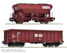 Roco 6600221 - 2-tlg. Set: Güterwagen, Chemoil