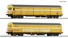 Roco 6600243 - 2-tlg. Set: Paket-Postwagen, Wascosa