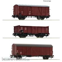 Roco 6600273 - 3-tlg. Set: Güterwagen, PKP