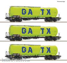 Roco 6600277 - 3-tlg. Set: Kesselwagen, GATX