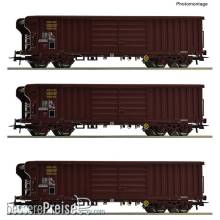 Roco 6600285 - 3-tlg. Set: Rolldachwagen, SNCF